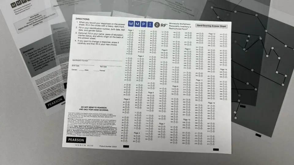 MMPI-2 RF Test